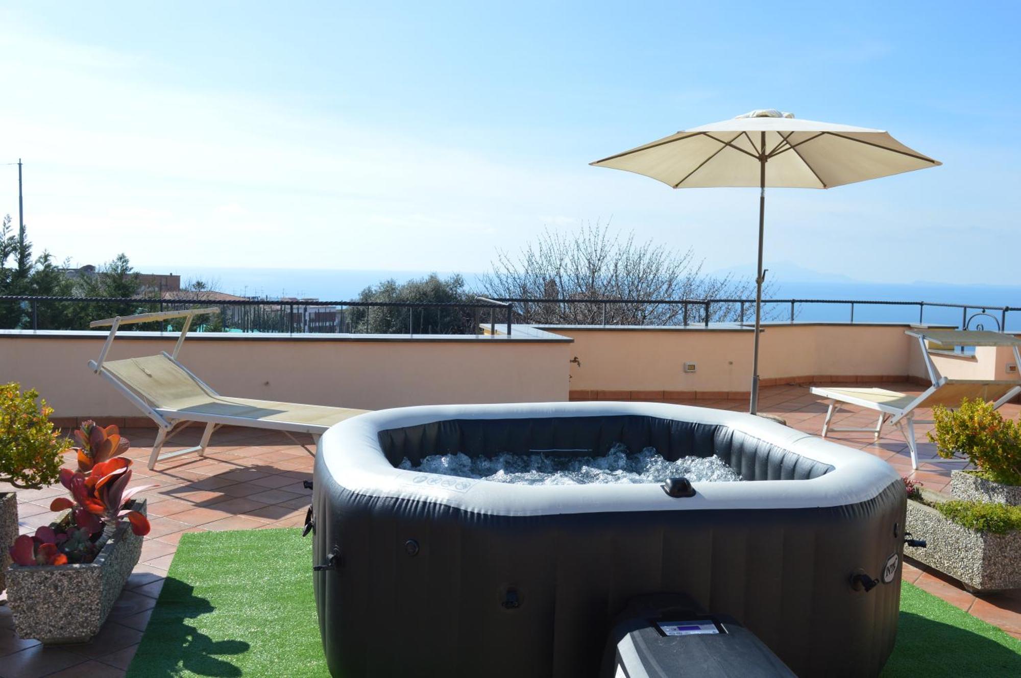 Mary'S Dream - Villa Overlooking Capri And Ischia In Sorrento Peninsula Маса Лубрензе Екстериор снимка